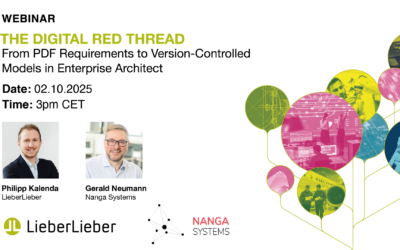 WEBINAR: Der digitale rote Faden – Von PDF-Anforderungen zu versionsgesteuerten Modellen in Enterprise Architect